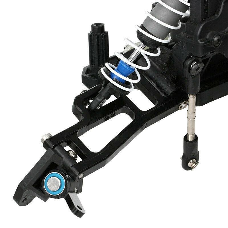 Powerhobby FOR Traxxas Drag Slash CNC Aluminum Front Suspension Arms Black - PowerHobby