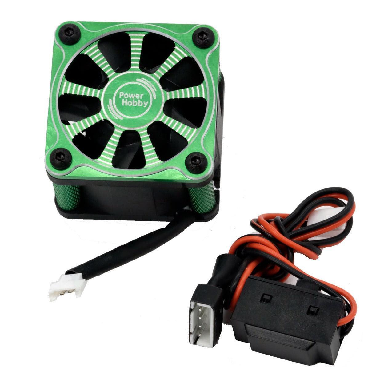Powerhobby 40mm High Speed RC Motor / ESC Cooling Fan – 40x40x10mm – Black, PHBPHF140