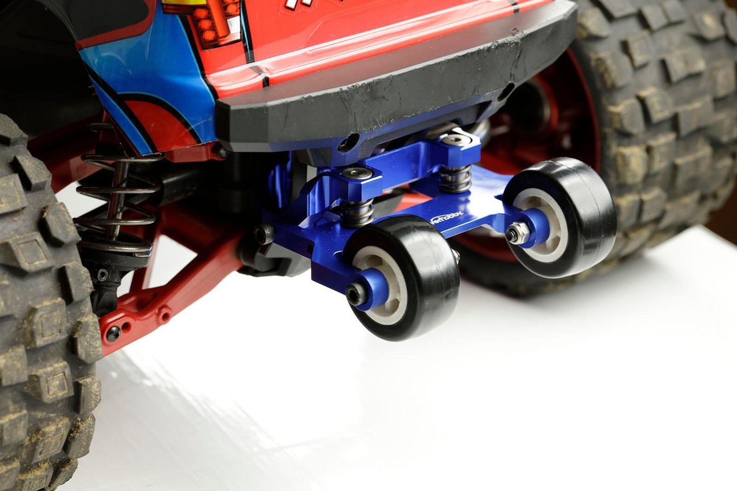 Powerhobby Aluminum Wheelie Bar Blue FOR Traxxas Maxx V1 & V2 - PowerHobby