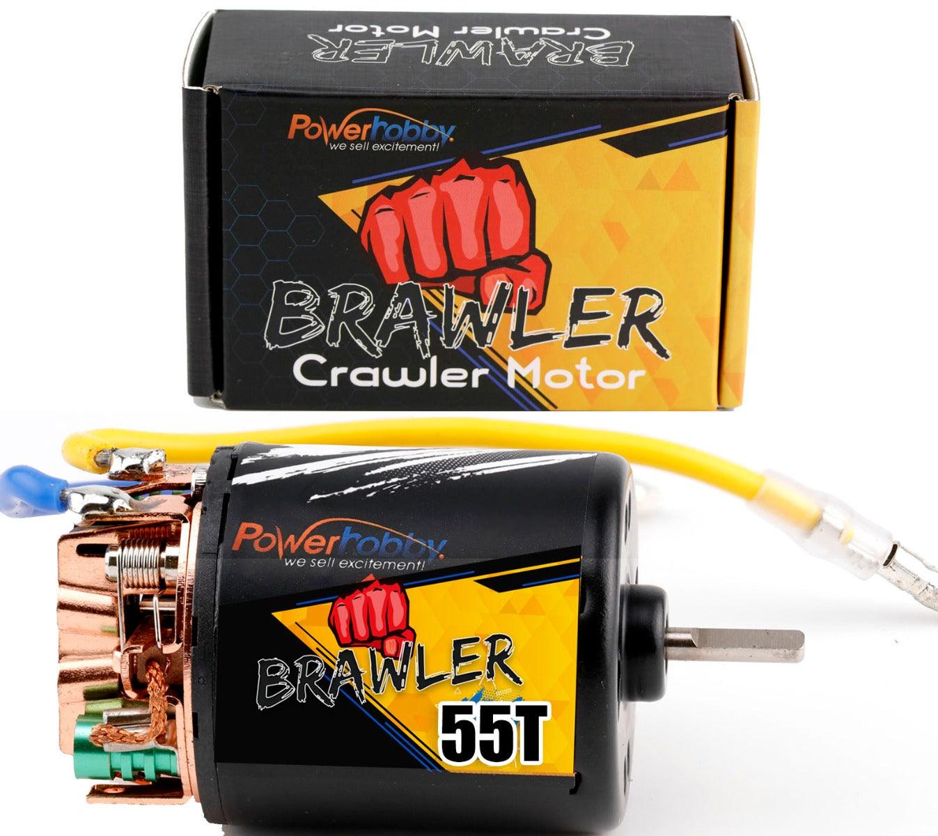 Powerhobby 540 55T Brush Brushed Motor For Rock Crawler SCX10 Wraith Assender - PowerHobby