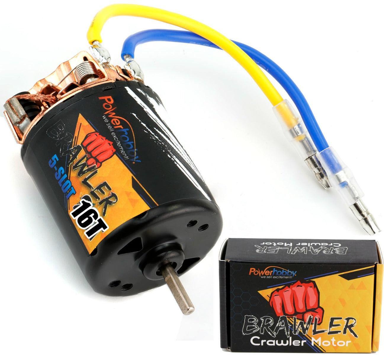 Powerhobby 540 5-Slot Brushed 16T 1/10 Rock Crawler Motor - PowerHobby