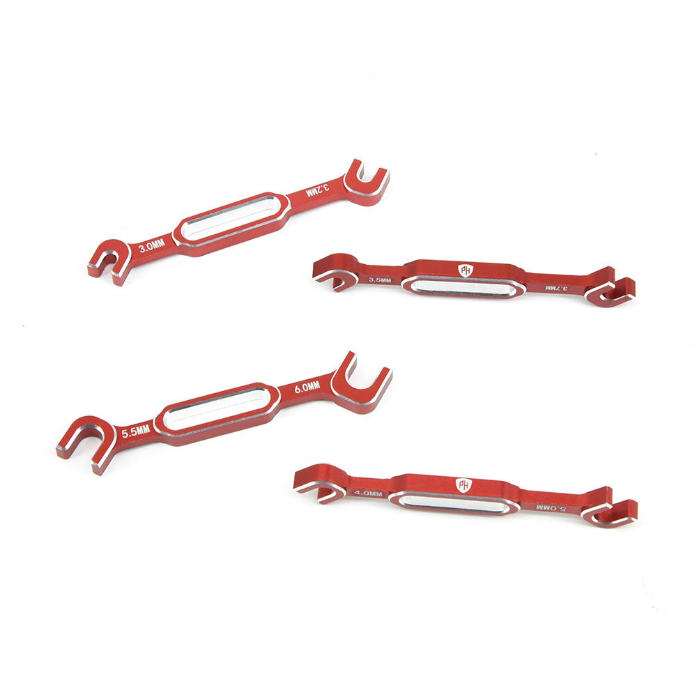 PH 3/3.2/3.5/3.7/4/5/5.5/6mm Wrench Turnbuckle Ball End Joint Remover Tool Red - PowerHobby