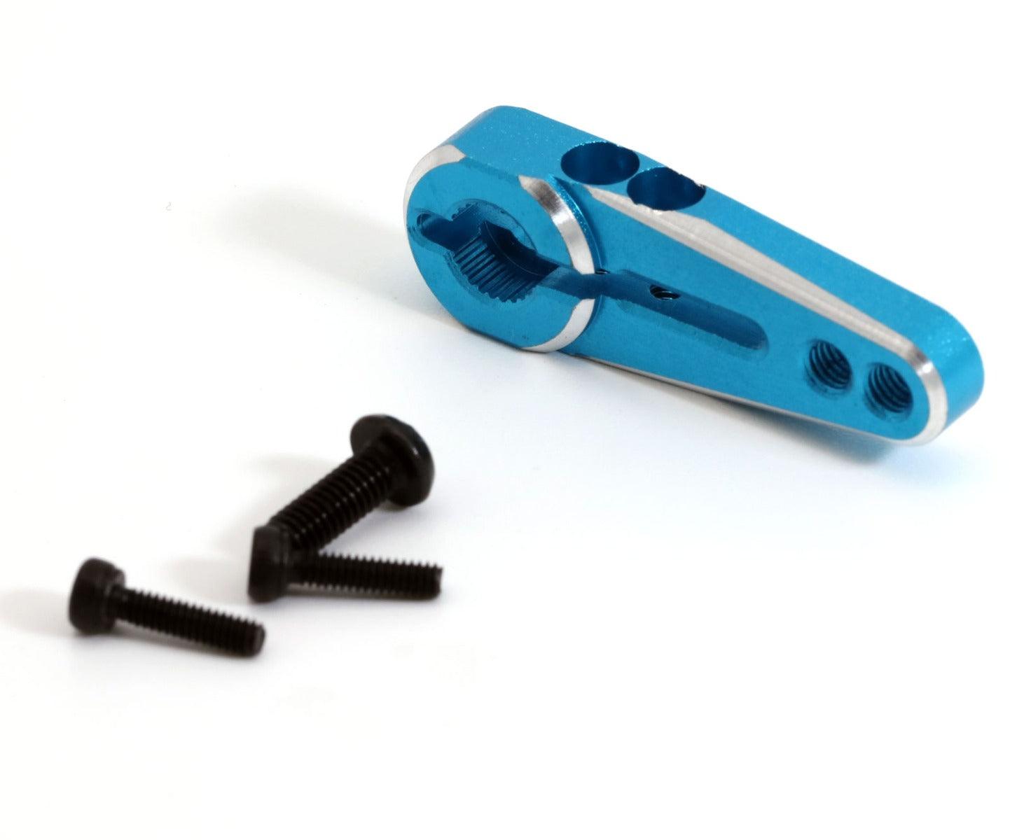 Powerhobby 25T Aluminum Clamping Servo Horn Blue - PowerHobby