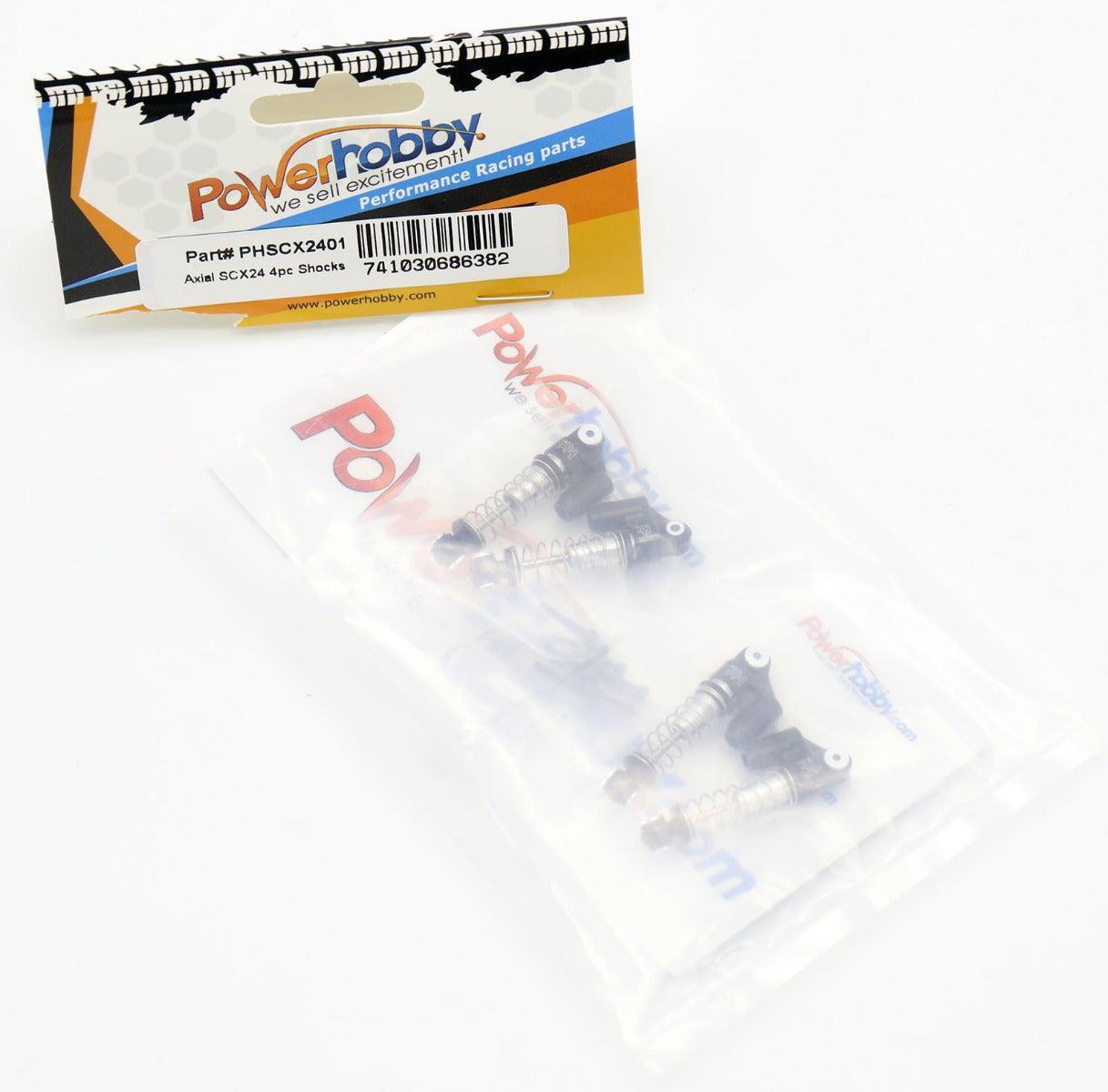 Powerhobby Axial SCX24 Aluminum Threaded Mini/Micro Shocks Front Rear - PowerHobby