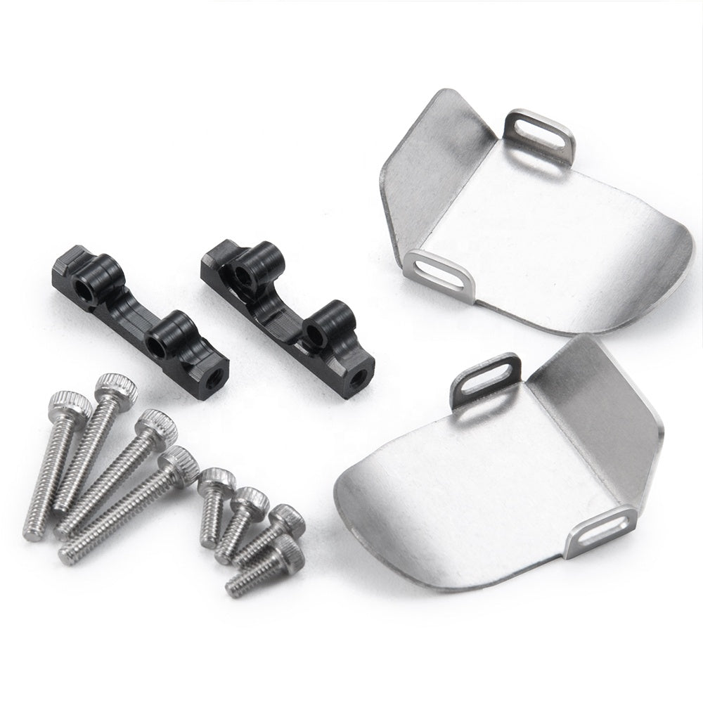 Powerhobby SCX24 Jeep C10 Bronco Front Rear Axle Protection Skid Plate - PowerHobby