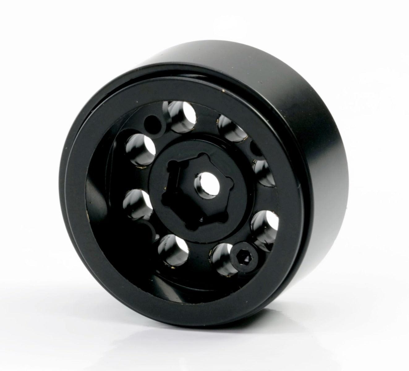 Powerhobby 1.0" Brass Beadlock Crawler Wheels 1/24 Axial SCX24 Jeep Bronco - PowerHobby