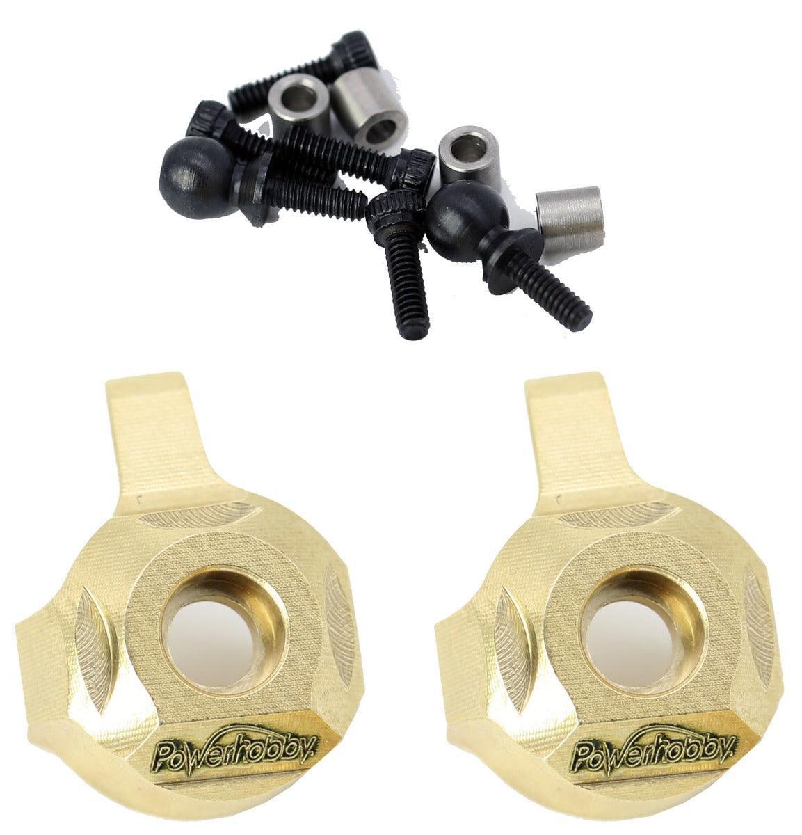 Powerhobby Brass Front Steering Knuckle Axial SCX24– | PowerHobby