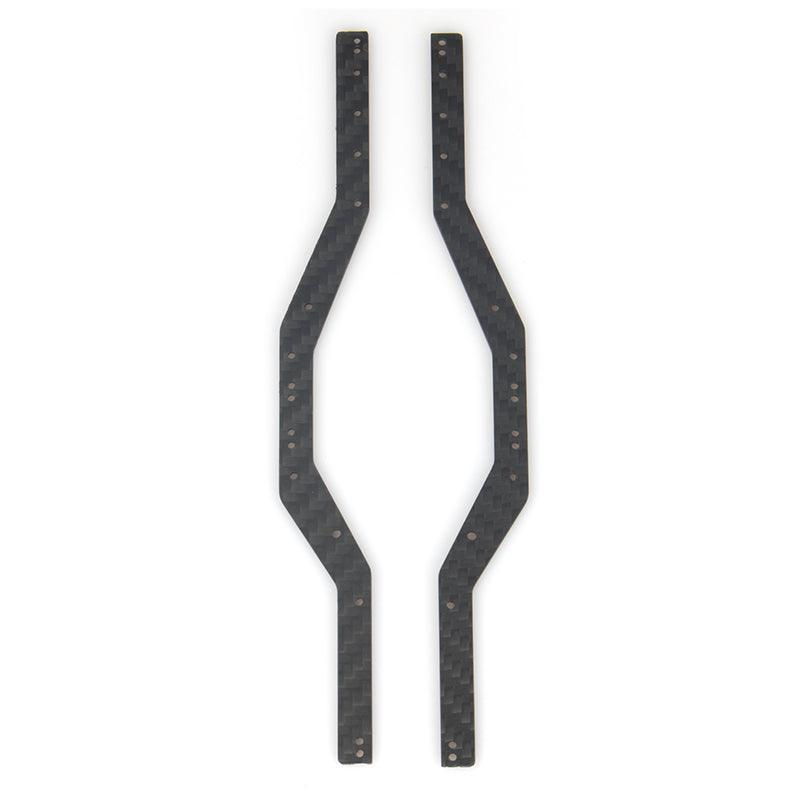 Powerhobby Axial SCX24 Deadbolt C10 JLU Betty Carbon Fiber Frame Rail set - PowerHobby