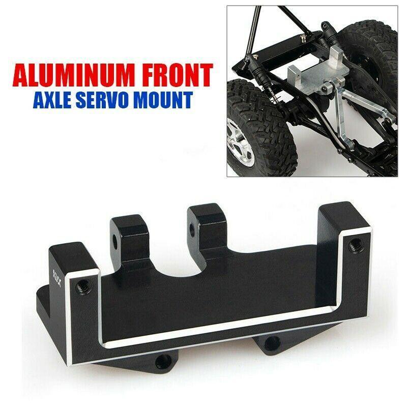 thumbnail interactive-video image 1 of PowerHobby Aluminum Front Bumper For Axial SCX24 Deadbolt Jeep – CNC Machined, Silver 1 of 3