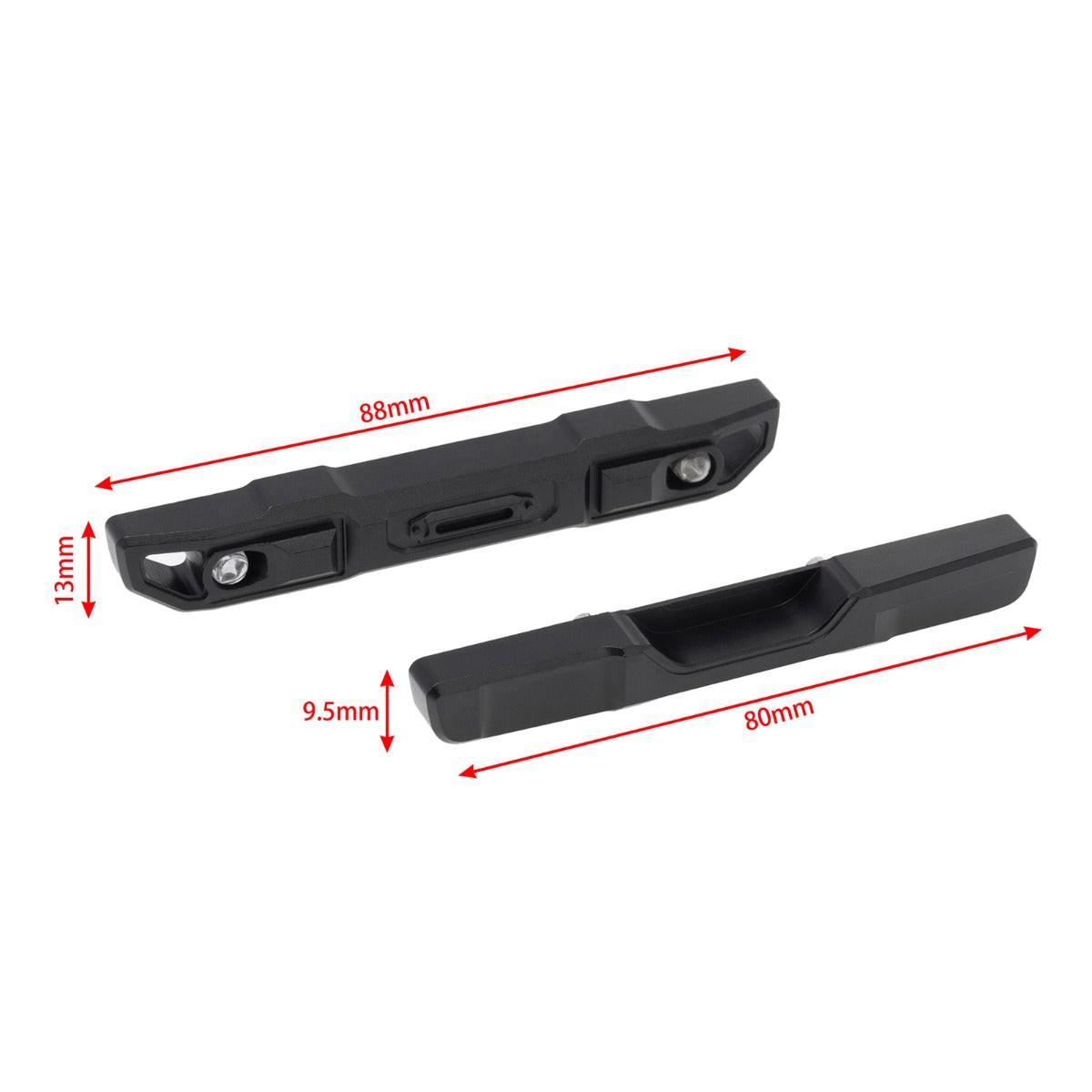 Powerhobby SCX24 Jeep Wrangler Gladiator Bronco Front Rear Aluminum Bumper - PowerHobby