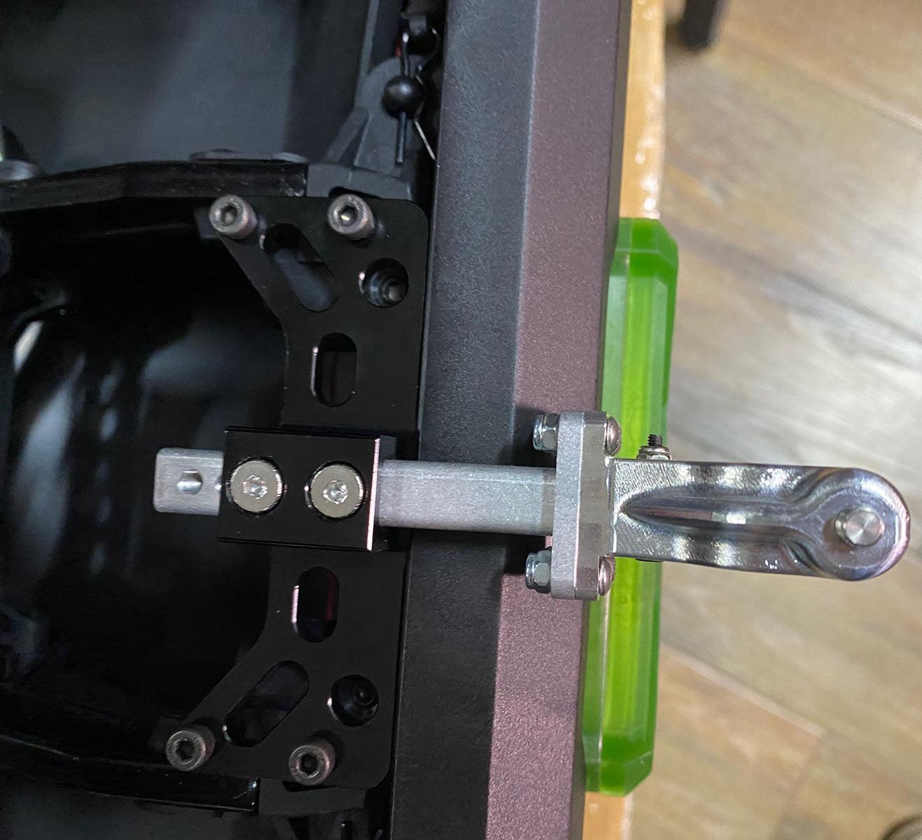 Powerhobby Axial SCX6 Jeep Aluminum Tow Hook Trailer Hitch Black - PowerHobby