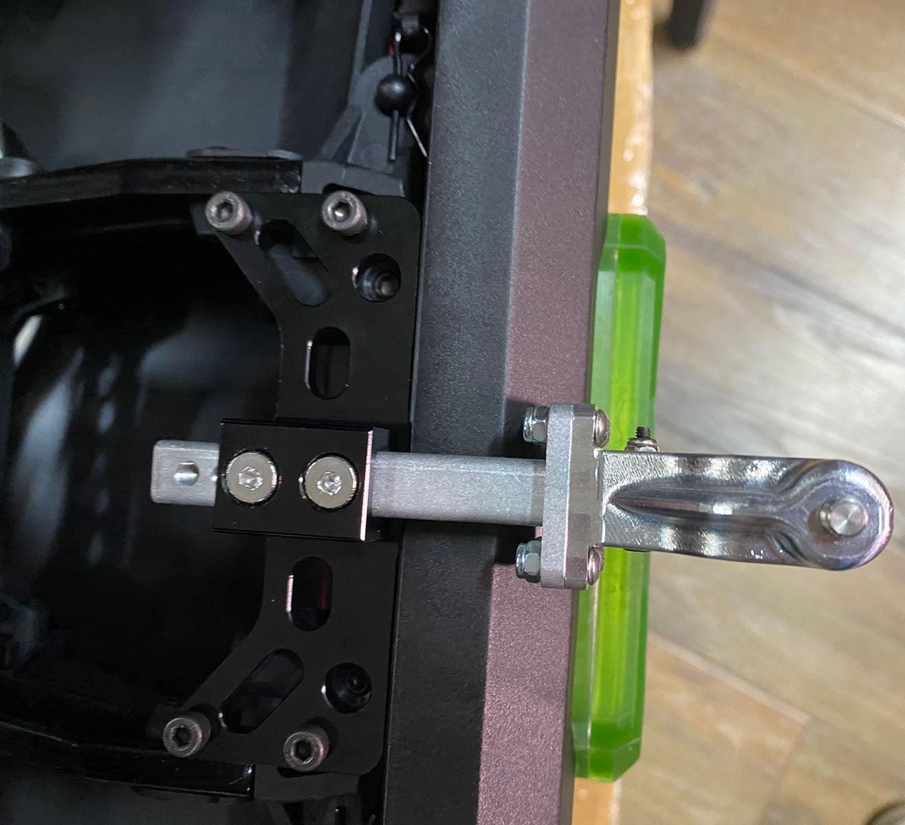 Powerhobby Axial SCX6 Jeep Aluminum Tow Hook Trailer Hitch Black - PowerHobby