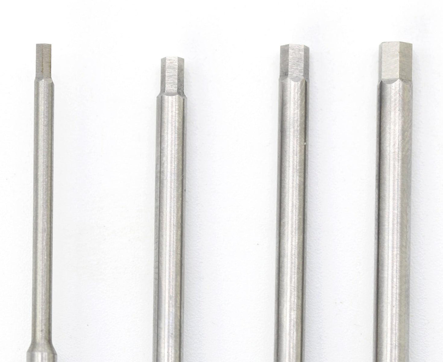 Powerhobby Hex Tip Driver w/Handle 1/4" Tool Set Metric 1.5, 2.0, 2.5, 3.0 mm - PowerHobby