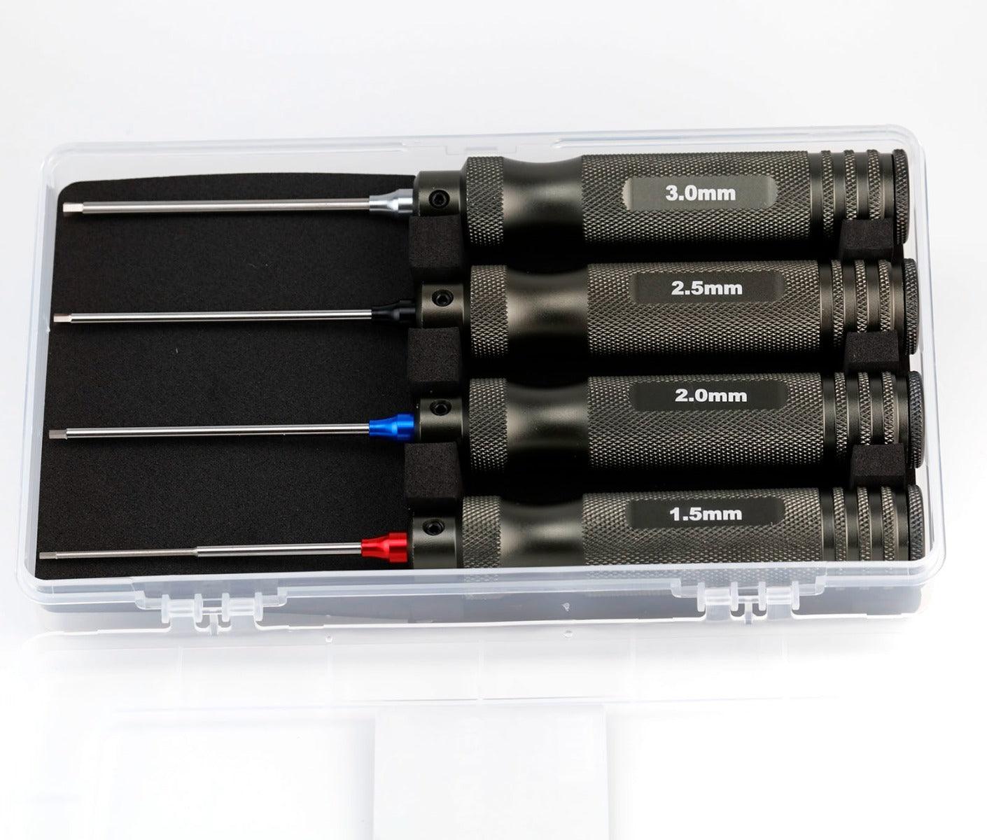 Powerhobby Pro Series Magnetized Hex Tool Set Metric 1.5, 2.0, 2.5, 3.0mm - PowerHobby