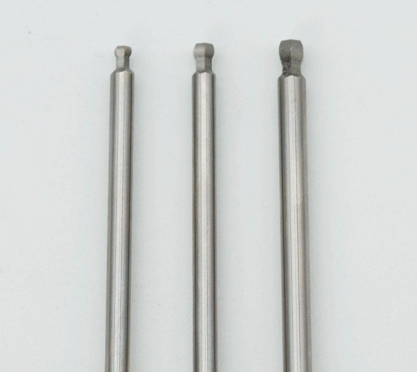 Powerhobby RC Ball End Hex Driver Tip 1/4" Power Tool Set Metric 2.0, 2.5, 3.0mm - PowerHobby