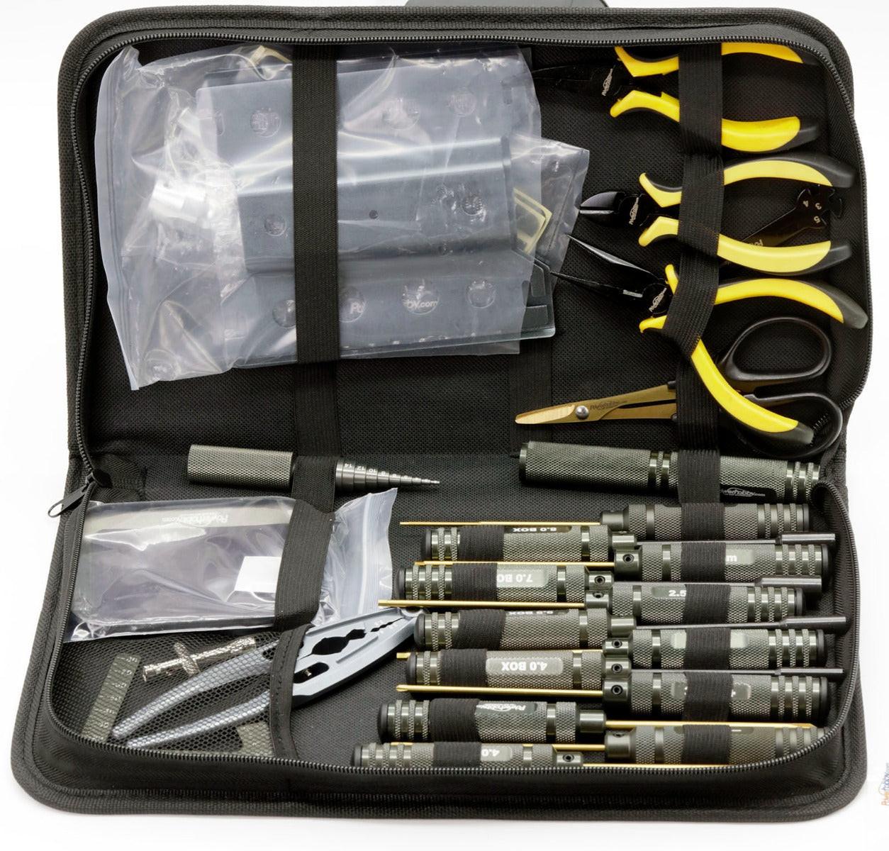 Powerhobby RC Tool Set Screwdriver Pliers Wrench, Body Reamer Stand - PowerHobby