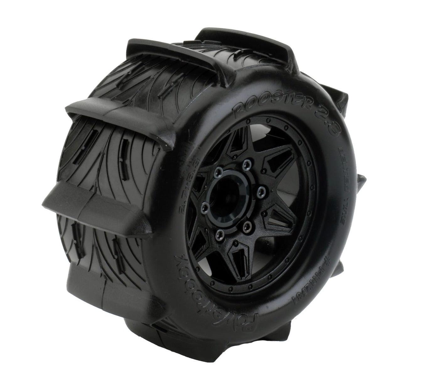 Powerhobby 1/10 Rooster 2.8 Belted Paddle Sand Snow Tires 12mm 14mm 17mm - PowerHobby