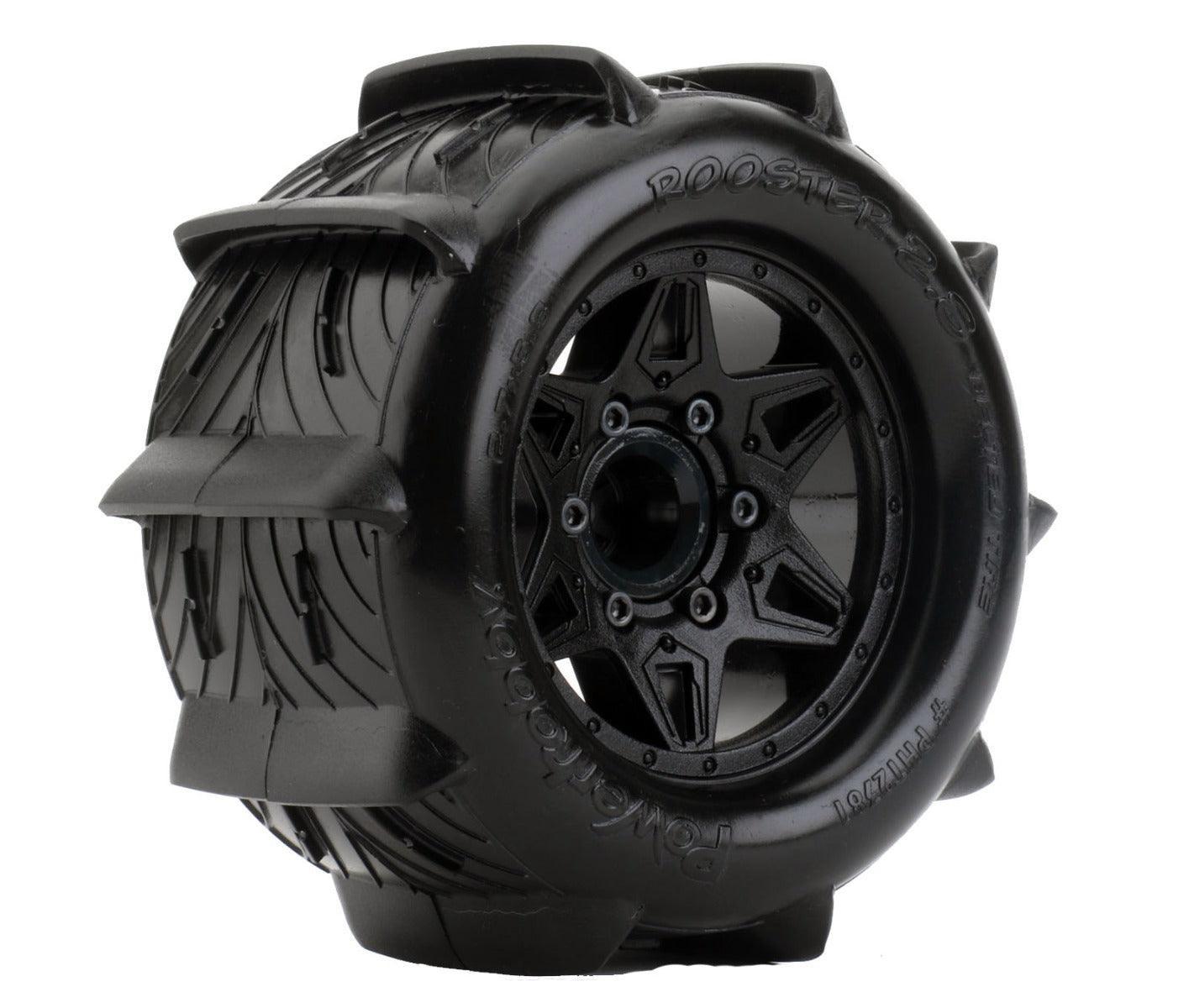Powerhobby 1/10 Rooster 2.8 Belted Paddle Sand Snow Tires 12mm 14mm 17mm - PowerHobby