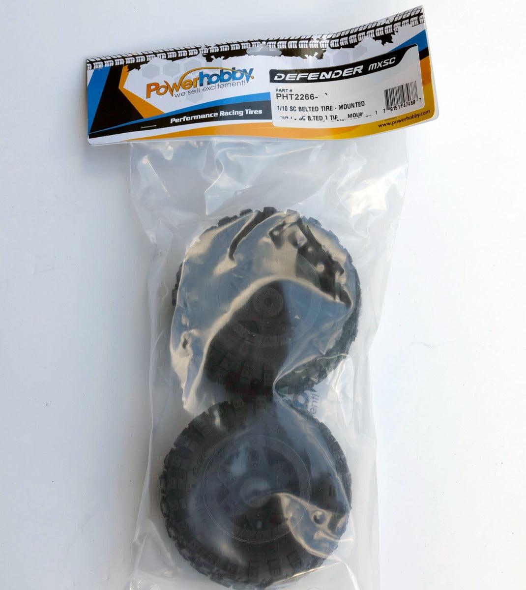 Powerhobby Defender 2.2 SCT Short Course Belted Tires Mounted Arrma SENTON 17MM - PowerHobby