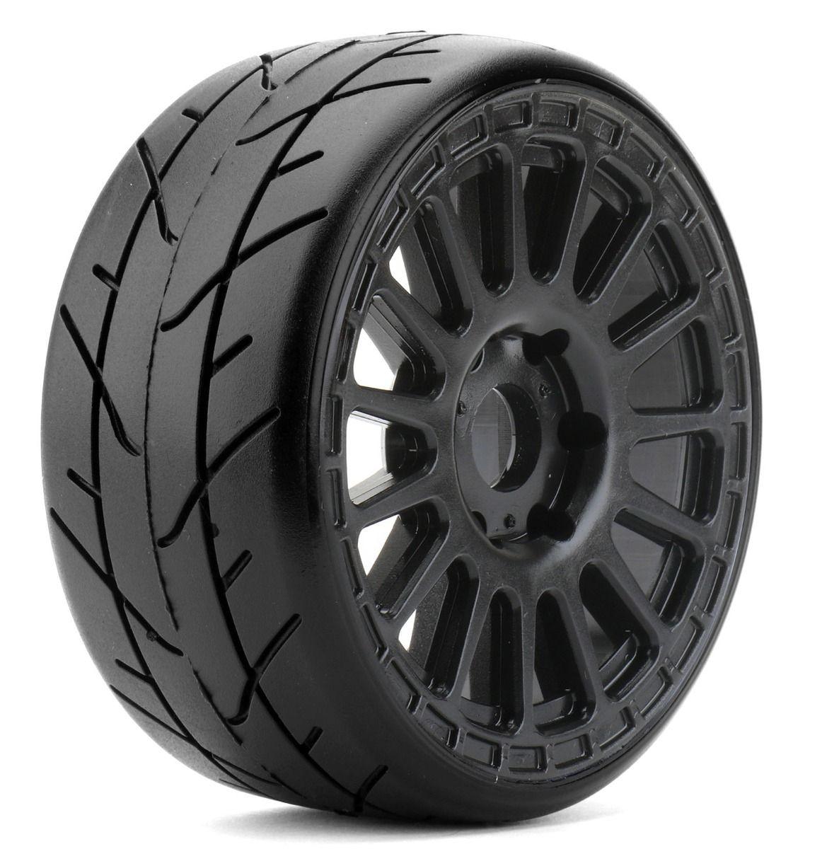 Powerhobby 1/8 GT Diablo Belted Pre-Mounted Tires 17mm Medium
