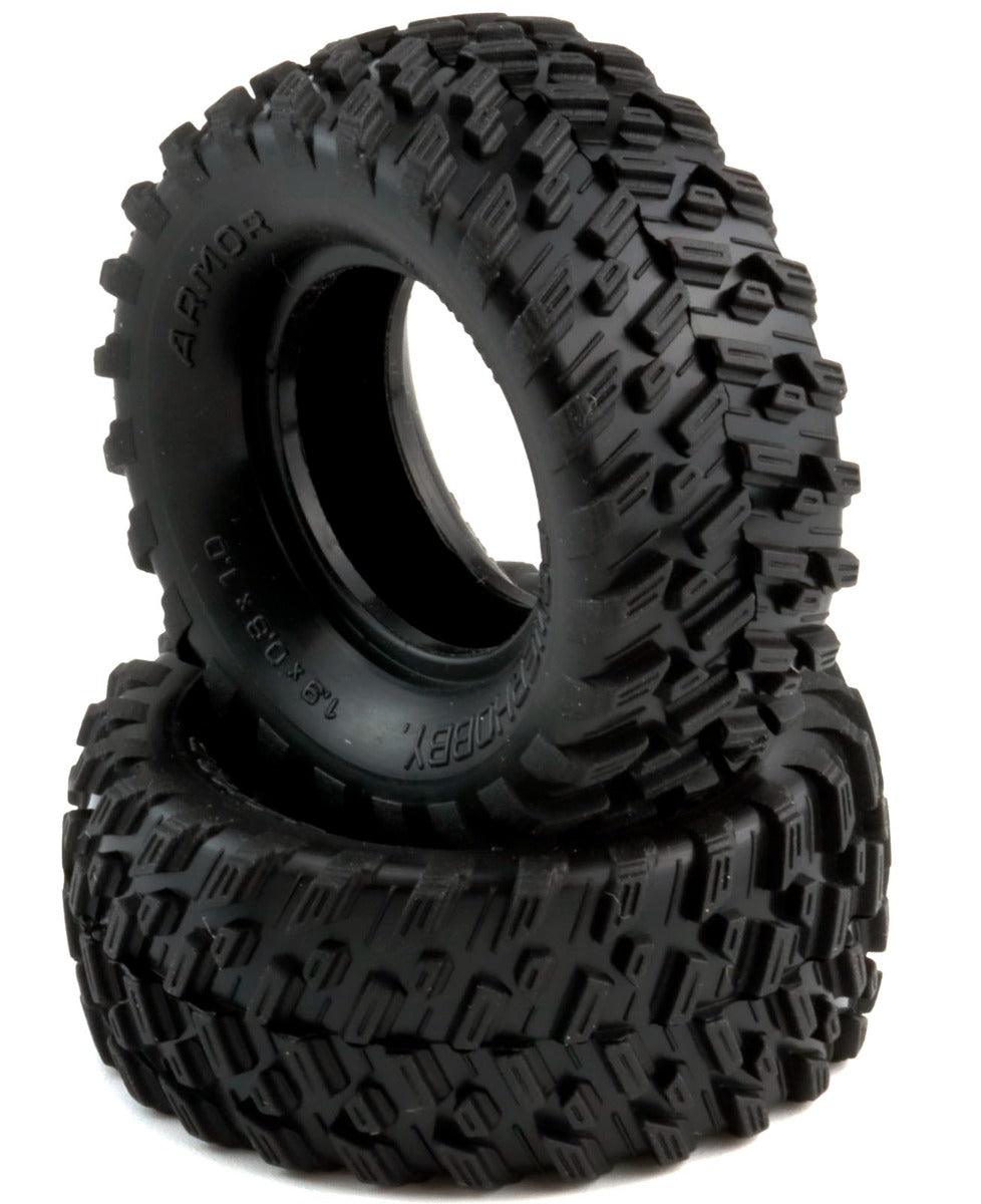 Powerhobby Armor 1.0” Micro Crawler Tires 1/24 Axial SCX24 C10 Jeep Betty - PowerHobby