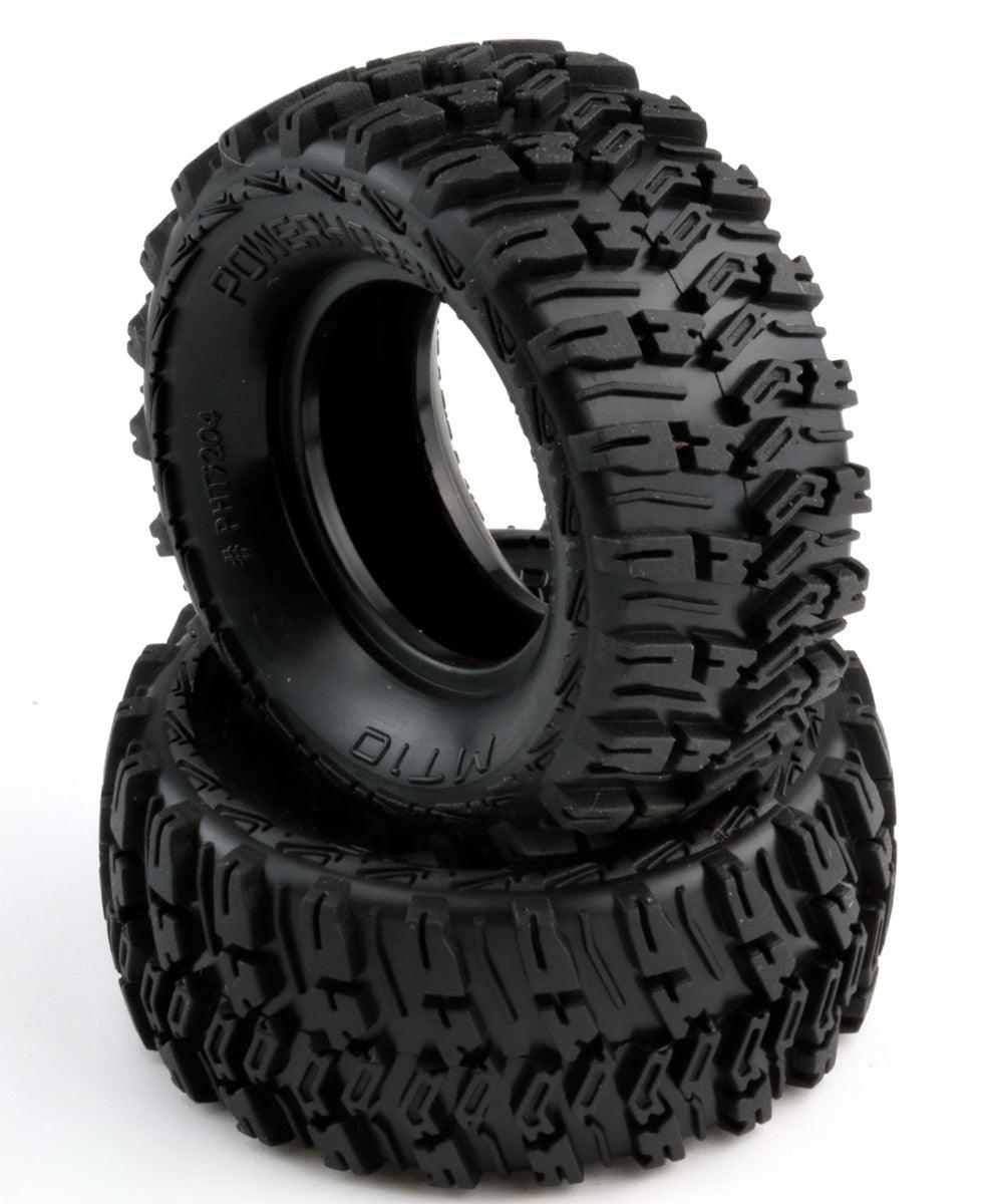 Powerhobby MT10 1.0” Micro Crawler Tires 1/24 Axial SCX24 C10 Jeep Betty - PowerHobby