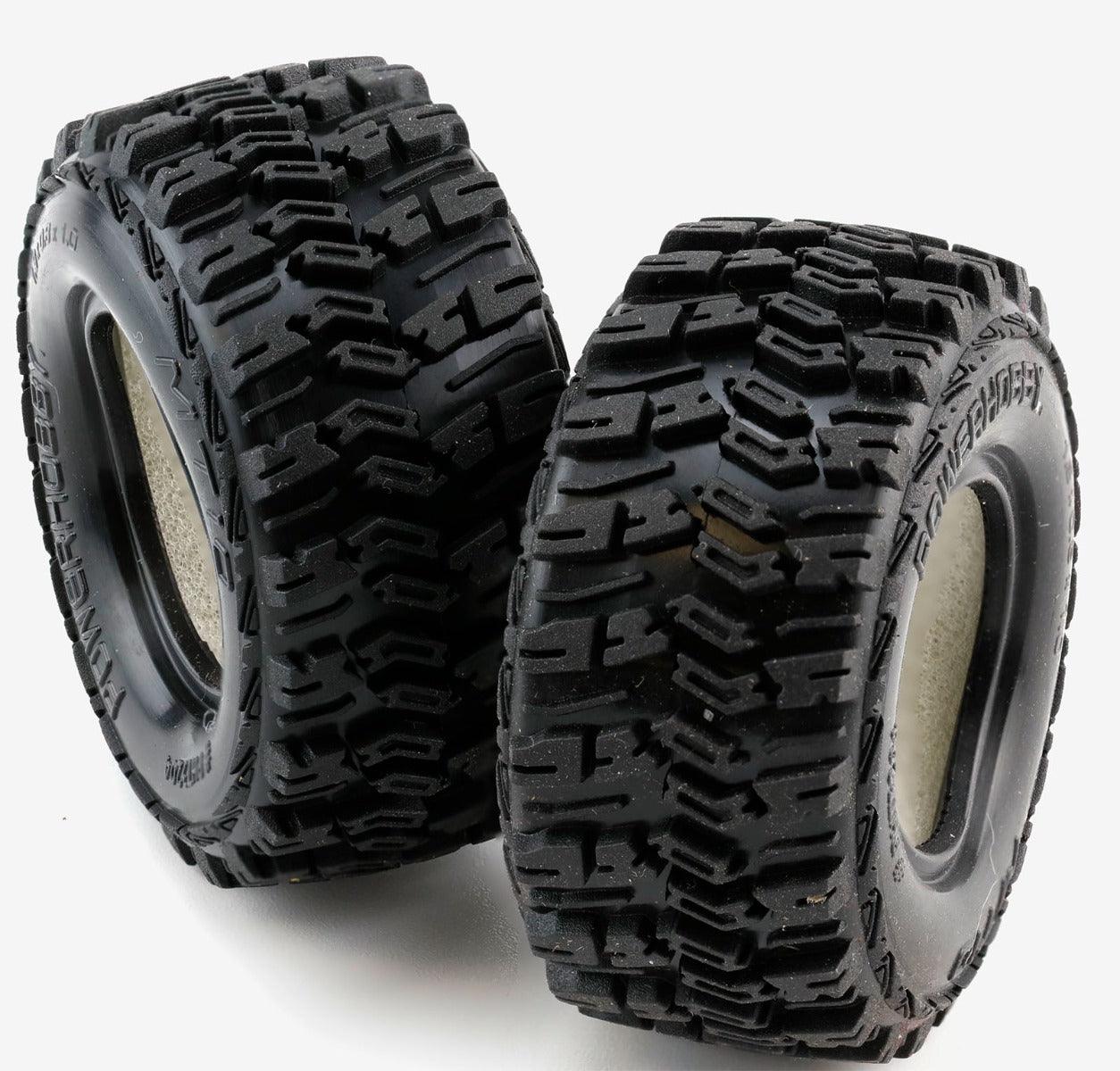 Powerhobby MT10 1.0” Micro Crawler Tires 1/24 Axial SCX24 C10 Jeep Betty - PowerHobby