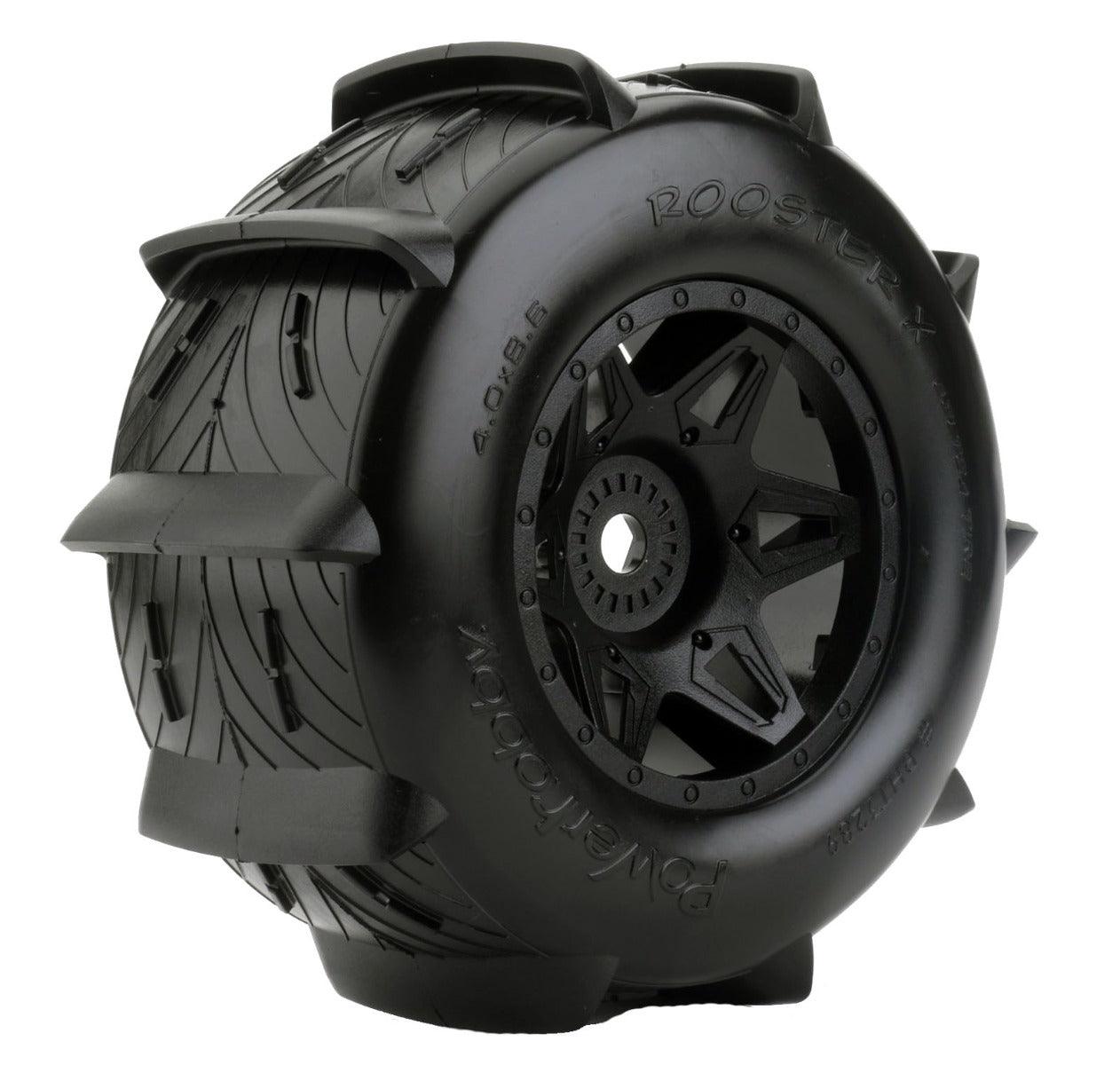 Powerhobby Rooster X Belted Paddle Sand Snow Tires 1/5 FITS Traxxas X-Maxx - PowerHobby