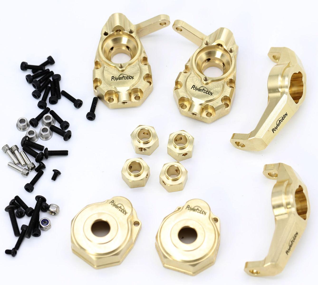 Powerhobby Brass UPGRADE PARTS Knuckles / Portal C Hubs Hexes FOR