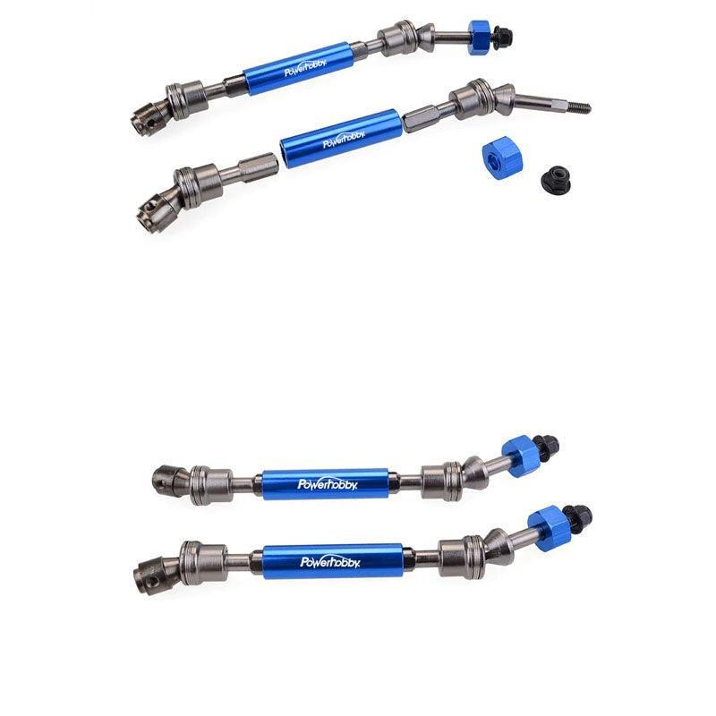 Powerhobby FOR Traxxas Slash 2WD Rear Steel Driveshaft / CVD HD Blue - PowerHobby