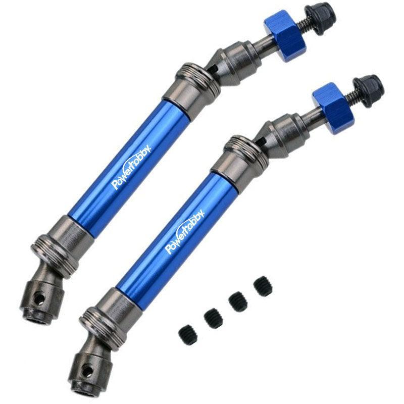 Powerhobby FOR Traxxas Slash 2WD Rear Steel Driveshaft / CVD HD Blue - PowerHobby