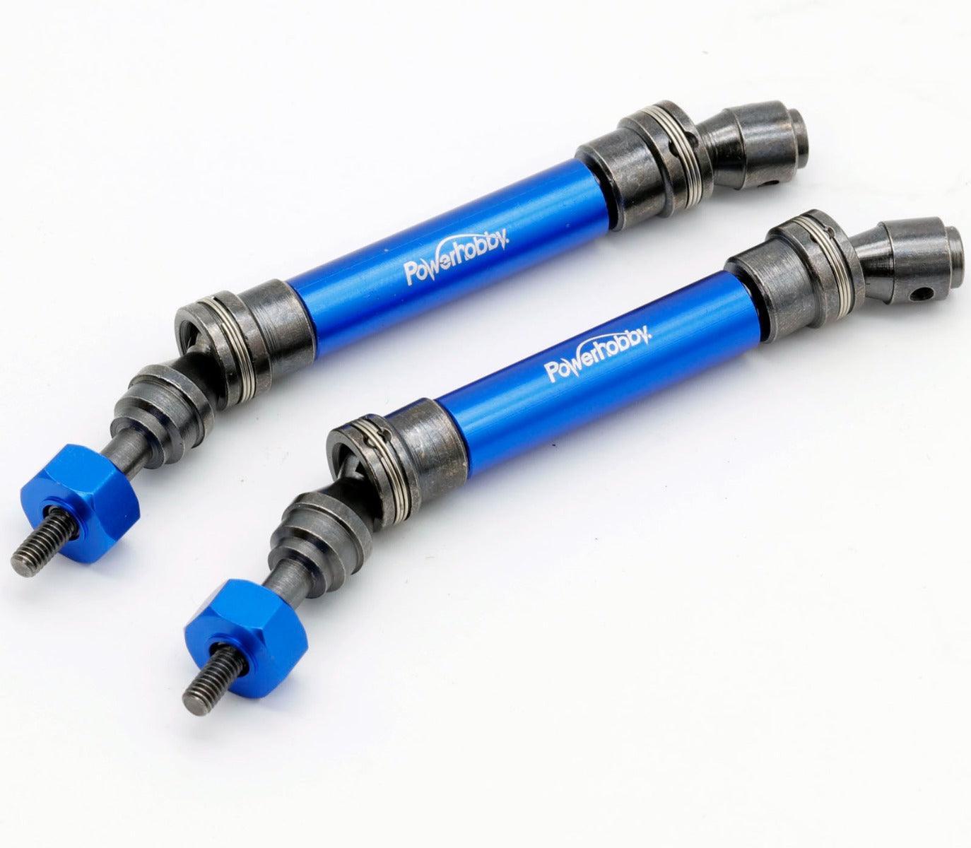 Powerhobby Front Steel Driveshaft / CVD Blue Traxxas Slash