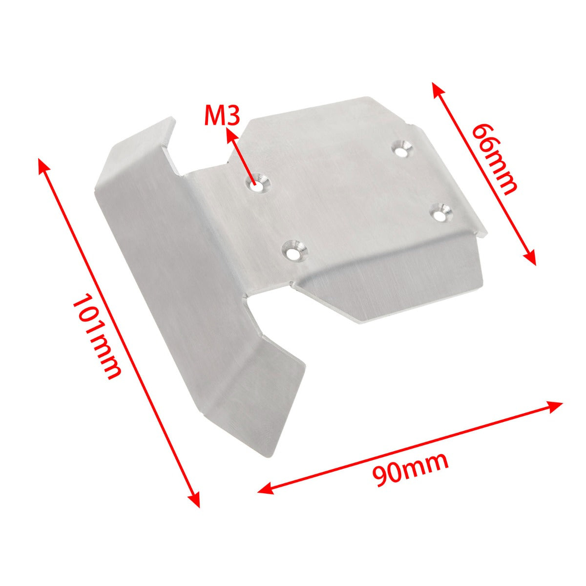 Powerhobby Stainless Steel Chassis Plate Protector Guard FITS Traxxas Sledge - PowerHobby