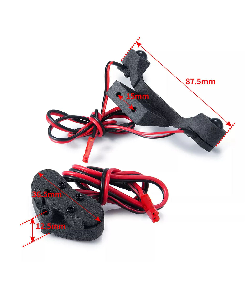 Powerhobby Front & Rear LED Light SET Cobmo FOR Traxxas Rustler 4X4 - PowerHobby