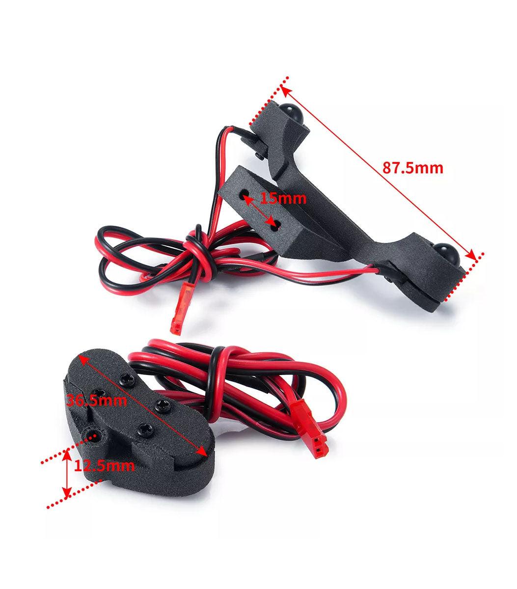 Powerhobby Front & Rear LED Light SET Cobmo FOR Traxxas Rustler 4X4 - PowerHobby