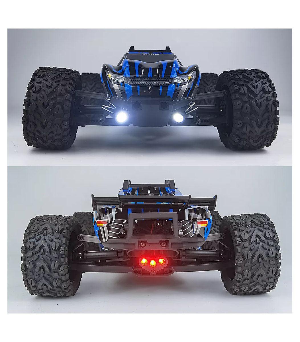 Powerhobby Front & Rear LED Light SET Cobmo FOR Traxxas Rustler 4X4 - PowerHobby