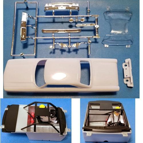 Monogram '63 Ford Galaxie Stock Car White Body Kit Slot 1/32 PMTR8507 - PowerHobby