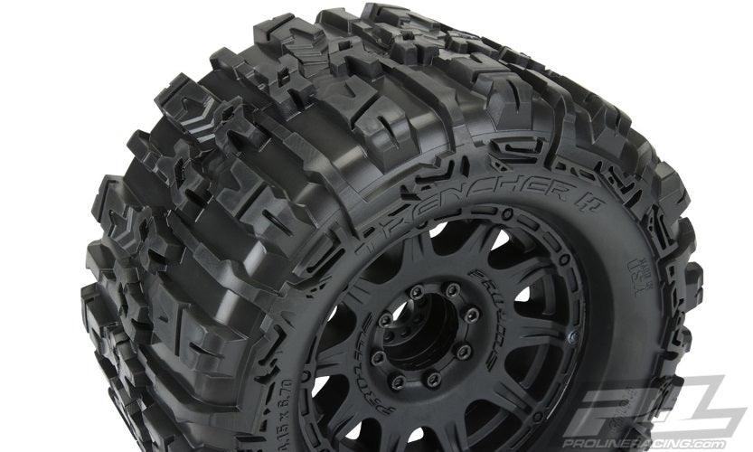 Pro-Line Trencher HP 3.8 Belt MTD Raid 8x32 17mm Tires Mounted F/R - PowerHobby