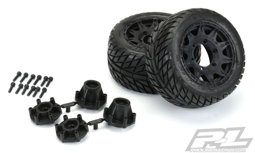 Pro-Line 10161-10 Street Fighter LP 2.8" Street Tires Stamped Rustler Jato - PowerHobby