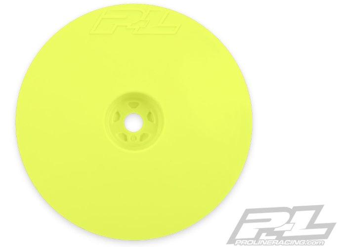 Pro-Line Velocity Narrow 2.2" Hex Carpet Front Yellow Wheel Kyosho RB7 ASS B6 - PowerHobby