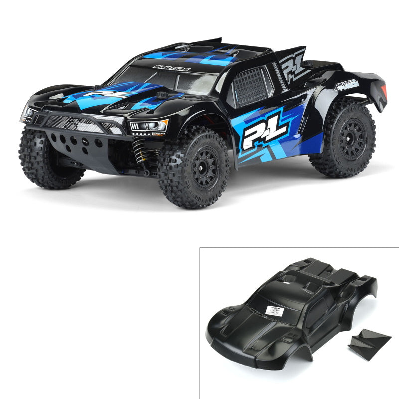Pro-Line 3458-18 1/10 Pre-Cut Flo-Tek Fusion Tough-Color Black Body Short Course - PowerHobby
