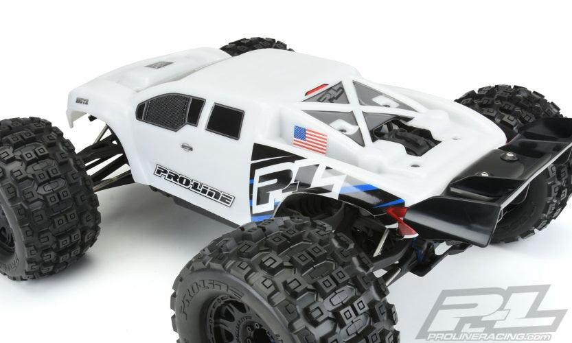 Pro-Line 3530-15 Pre-Cut Brute Bash Armor (White) Body For E-Revo 2.0 - PowerHobby