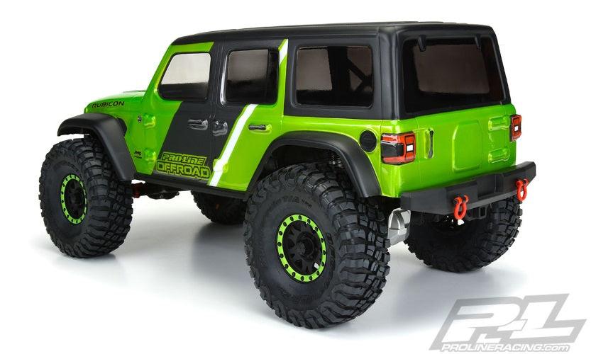 Pro-Line Jeep Wrangler JL Unlimited Rubicon Clear Body For Wheelbase Crawlers - PowerHobby