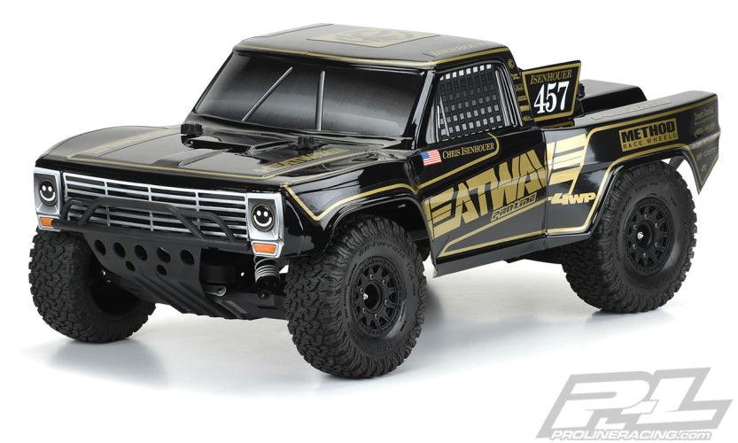 PRO-Line Pre-Cut 1967 Ford F-100 Race Truck Heatwave Tough-Color (Black) Body - PowerHobby