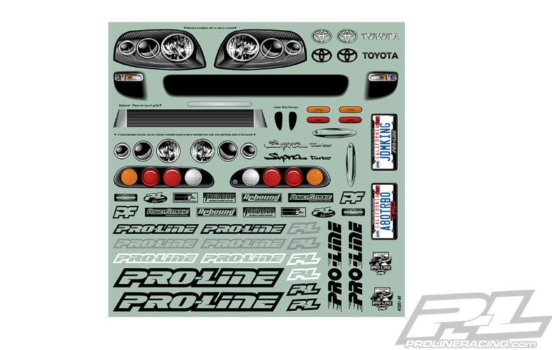 Pro-line 1995 Toyota Supra Clear Body Losi 22S Slash 2wd Drag Car AE DR10 - PowerHobby