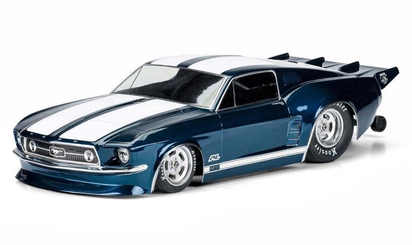 Pro-Line 3573-00 1/10 1967 Ford Mustang Clear Body Drag Car - PowerHobby