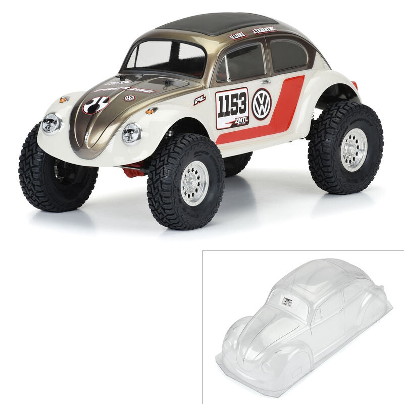 Pro-Line 1/10 Volkswagen Beetle Clear Body 12.3" (313mm) Wheelbase Crawlers - PowerHobby