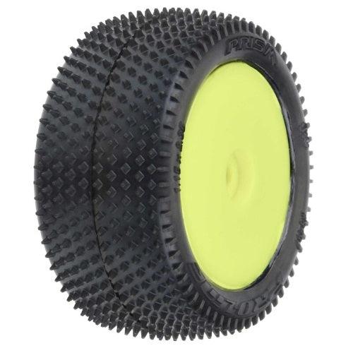 Pro-Line 8297-12 1/18 Prism Rear Carpet Mini-B Tires Mounted 8mm Wheels (2) - PowerHobby