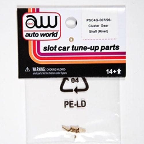 Auto World 4Gear Chassis Tuneup Parts Rivet Ho Slot Car - PowerHobby