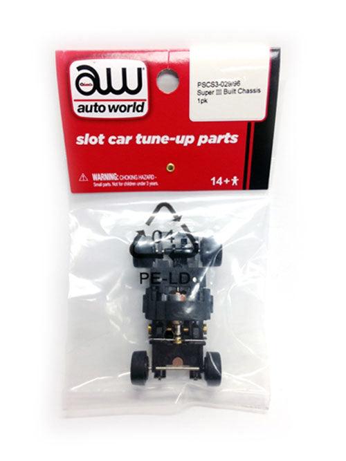 Auto World Super III Complete Chassis HO Scale Slot Car PSCS3-029 - PowerHobby